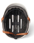Interior view of Thousand bike helmet Heritage Collection in So Silver