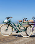 Bluejay Premiere Edition e-bikes in British Racing Green and French Lavender