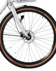 Front wheel and handlebars of Bluejay e-bike