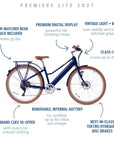 NEW Bluejay Premiere Lite 2027 - Navy Blue Electric Bike