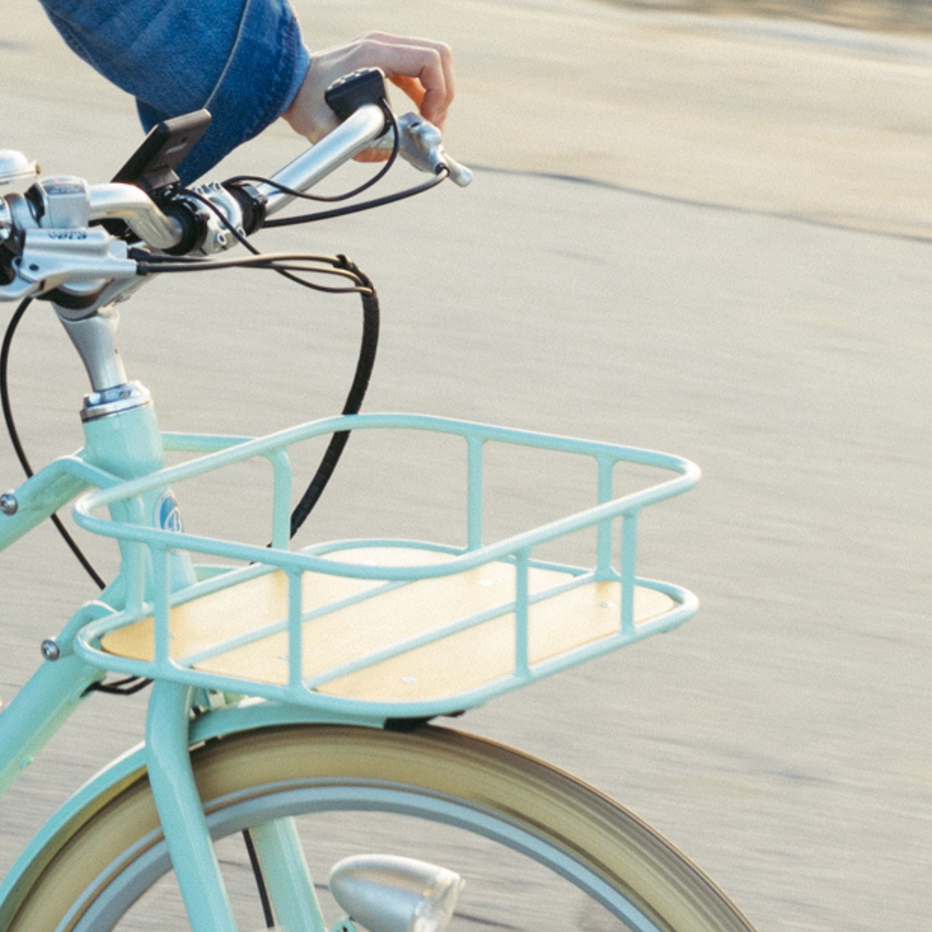 Premiere Lite Front Rack - Mint Green – Bluejay Bicycles