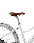 Brown comfort Saddle of Bluejay Premiere Lite e-bike