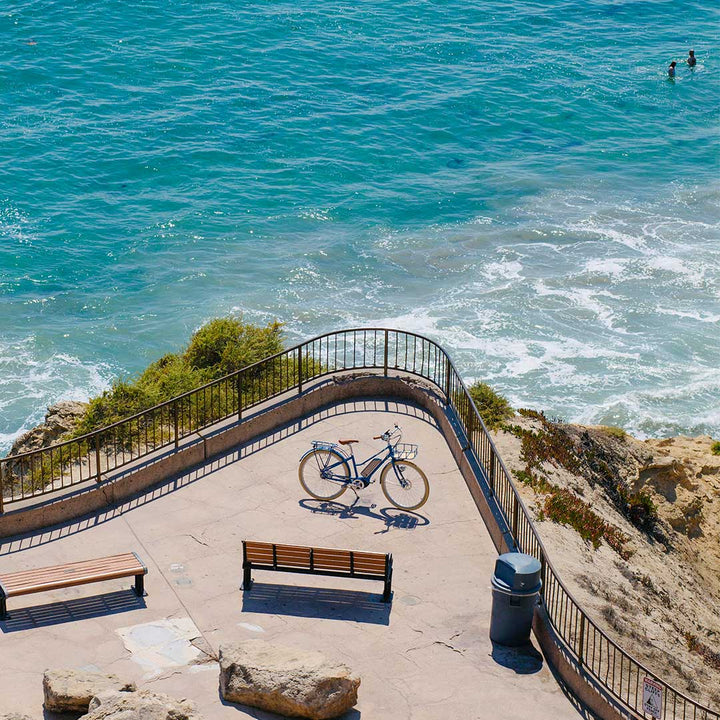 Bluejay electric bike e-bike near ocean vista