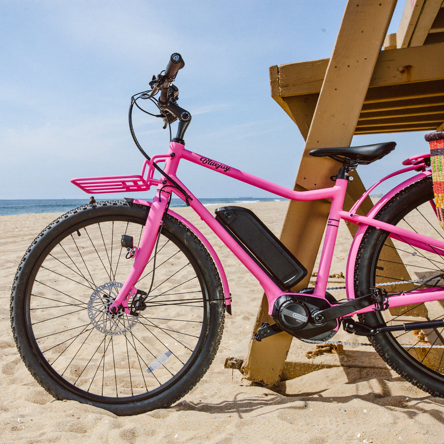 Bluejay Sport Edition e-bike in Hot Pink