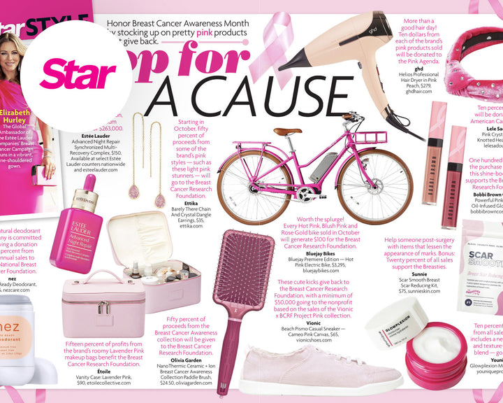 Shop for a Cause! Every pink bike sold benefits the Breast Cancer Research Foundation.
