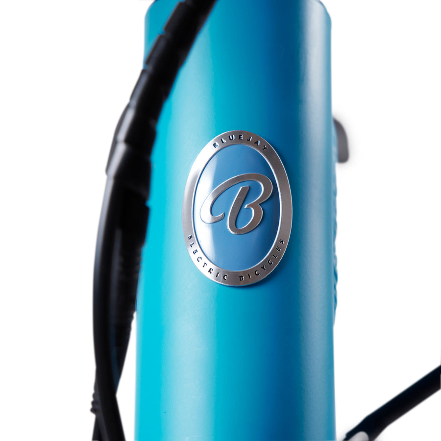 Logo Close-up of Bluejay WILD Kids' electric bike e-bike  