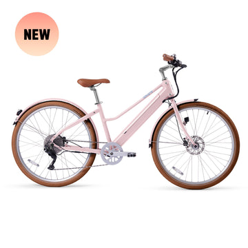 NEW! Bluejay Premiere Lite - Blush Pink Electric Bike