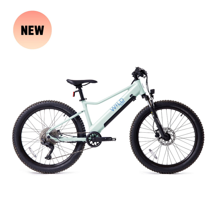 Bluejay WILD Kids' e-bike in Mint Green