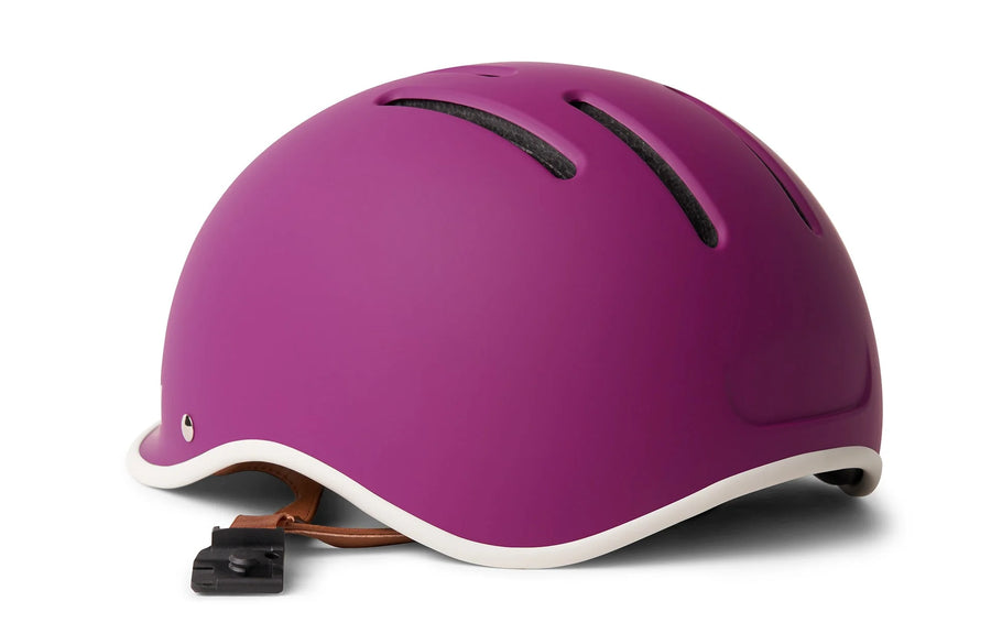 Side view of Thousand helmet in Vibrant Orchid