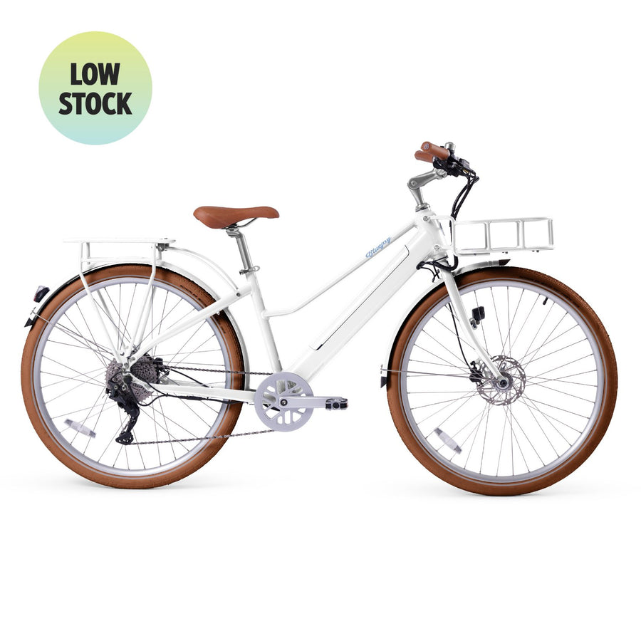 Bluejay Premiere Lite - Modern White Electric Bike