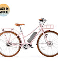 Bluejay Premiere Edition e-bike in Blush Pink 