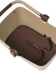 Basil Buddy KF Dog Bicycle Basket - Tan