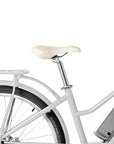 Rear wheel and saddle of Bluejay e-bike 