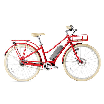 Bluejay Premiere Edition e-bike in Cherry Red 