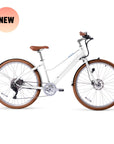 NEW! Bluejay Premiere Lite - Modern White Electric Bike