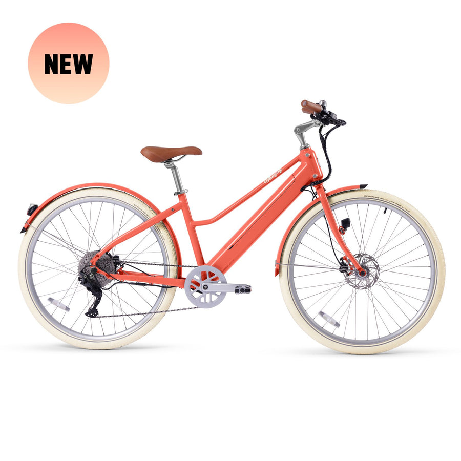 Bluejay Premiere Lite - California Coral Electric Bike Small 5'0
