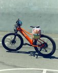 Bluejay WILD Kids' electric bike orange e-bike with backpack