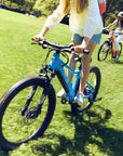 Kids riding Bluejay WILD electric bikes e-bikes