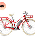 Bluejay Premiere Edition e-bike in Cherry Red