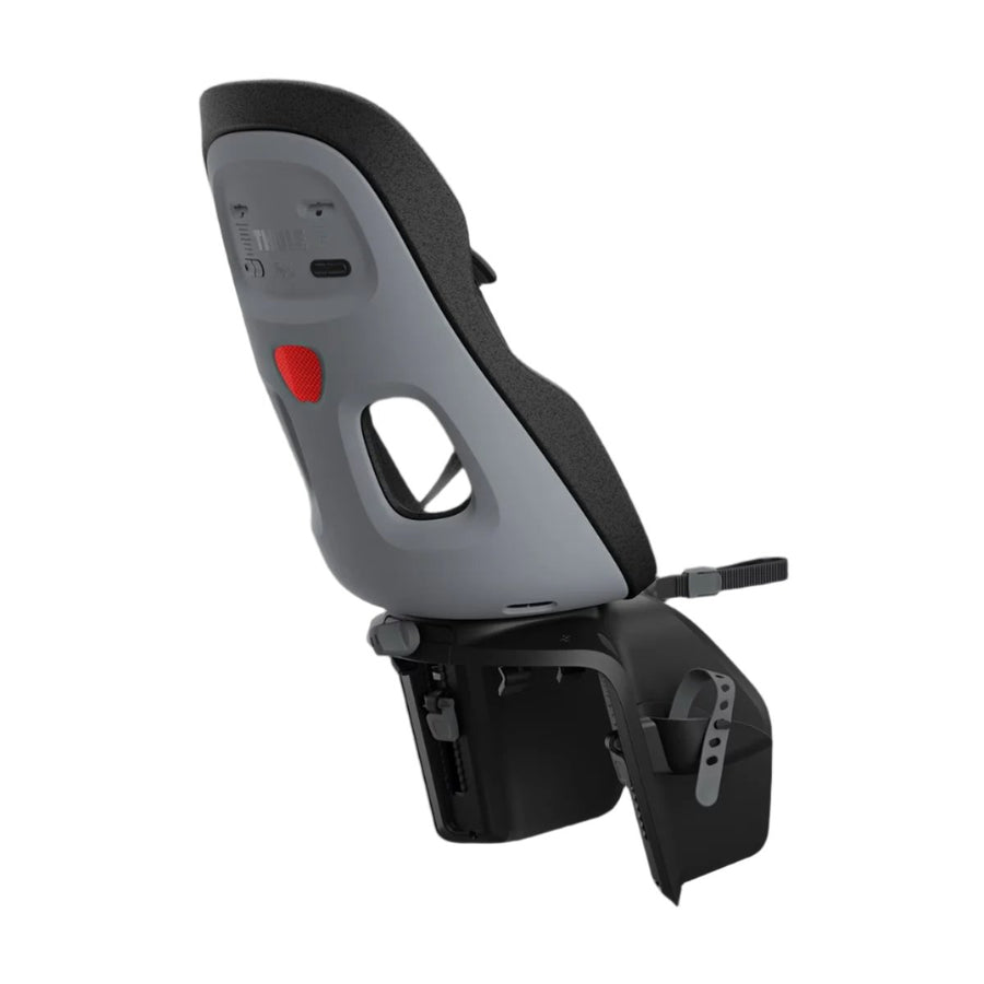 Rear view of Thule Yepp child bike seat 