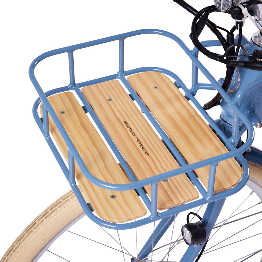 Premiere Lite Electric Bike Front Rack Blue