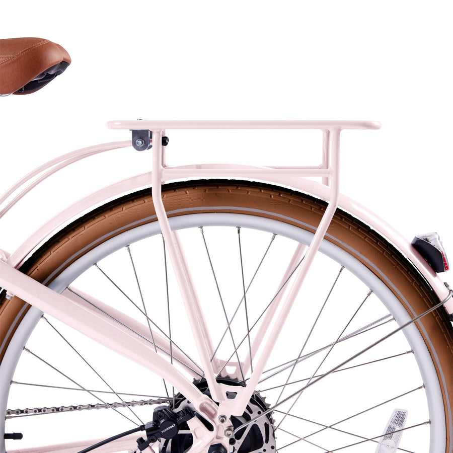 Premiere Lite Electric Bike Back Rack Blush Pink