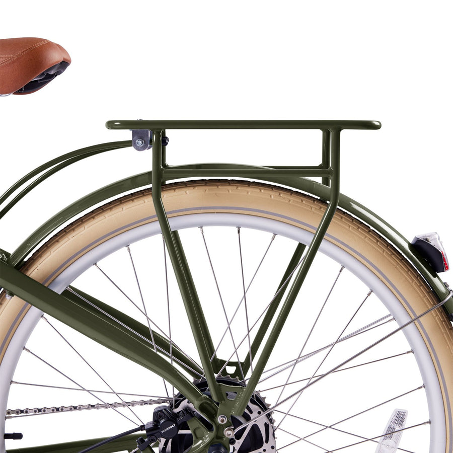 Premiere Lite Electric Bike Back Rack Olive