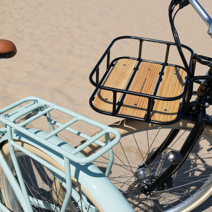 Front and rear racks of Bluejay Premiere Edition e-bikes 