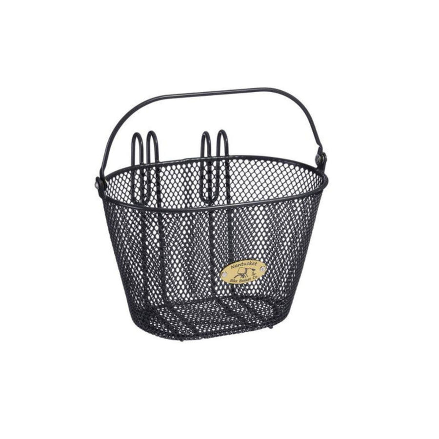 Surfside Child Mesh Wire Kids Bike Basket Black