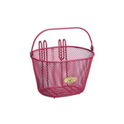 Surfside Child Mesh Wire Kids Bike Basket Pink