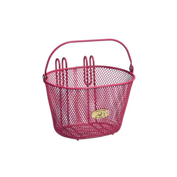 Surfside Child Mesh Wire Kids Bike Basket Pink