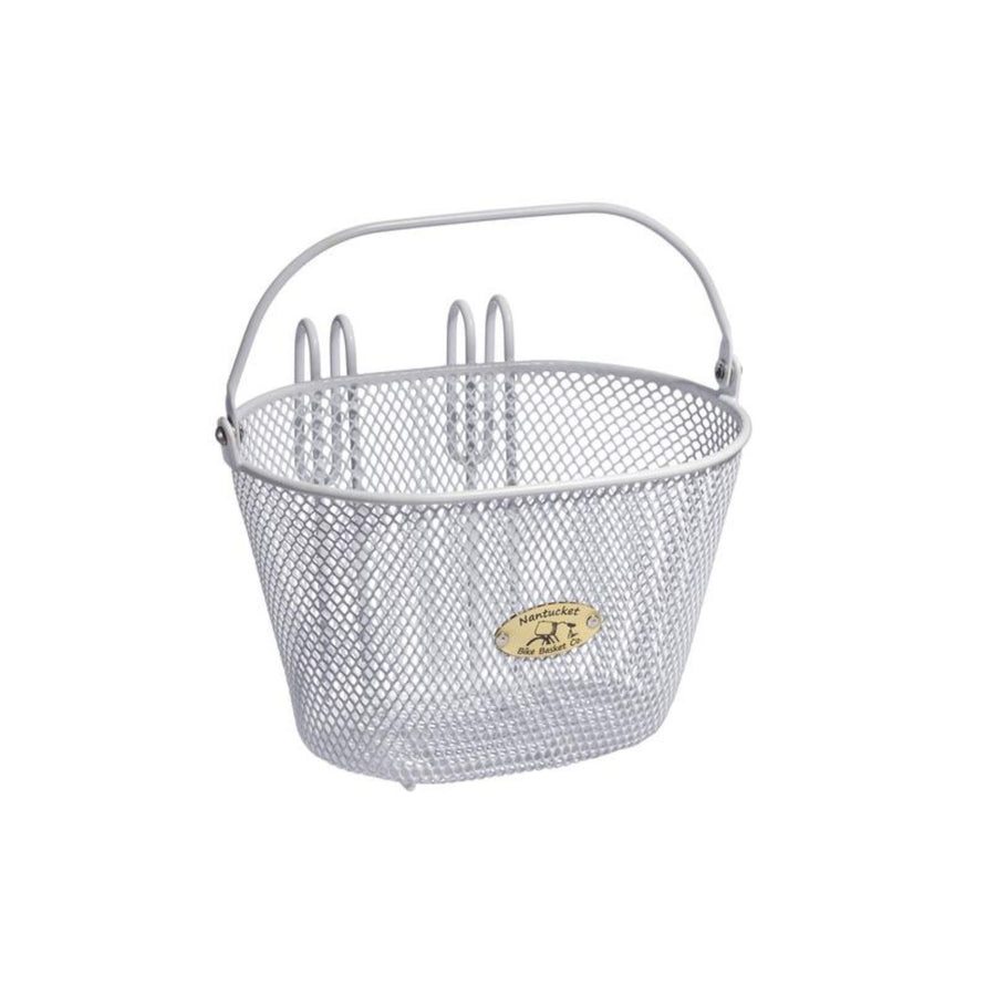 Surfside Child Mesh Wire Kids Bike Basket White