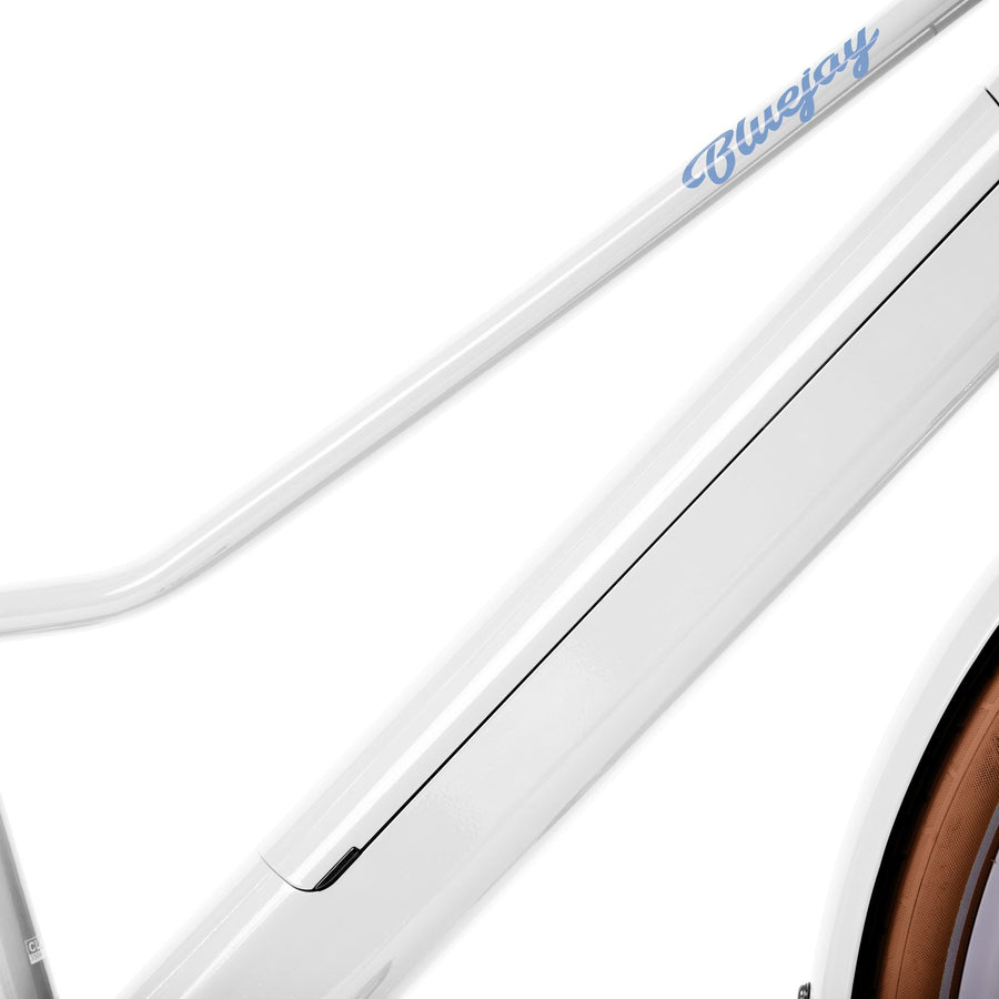 NEW! Bluejay Premiere Lite - Modern White Electric Bike