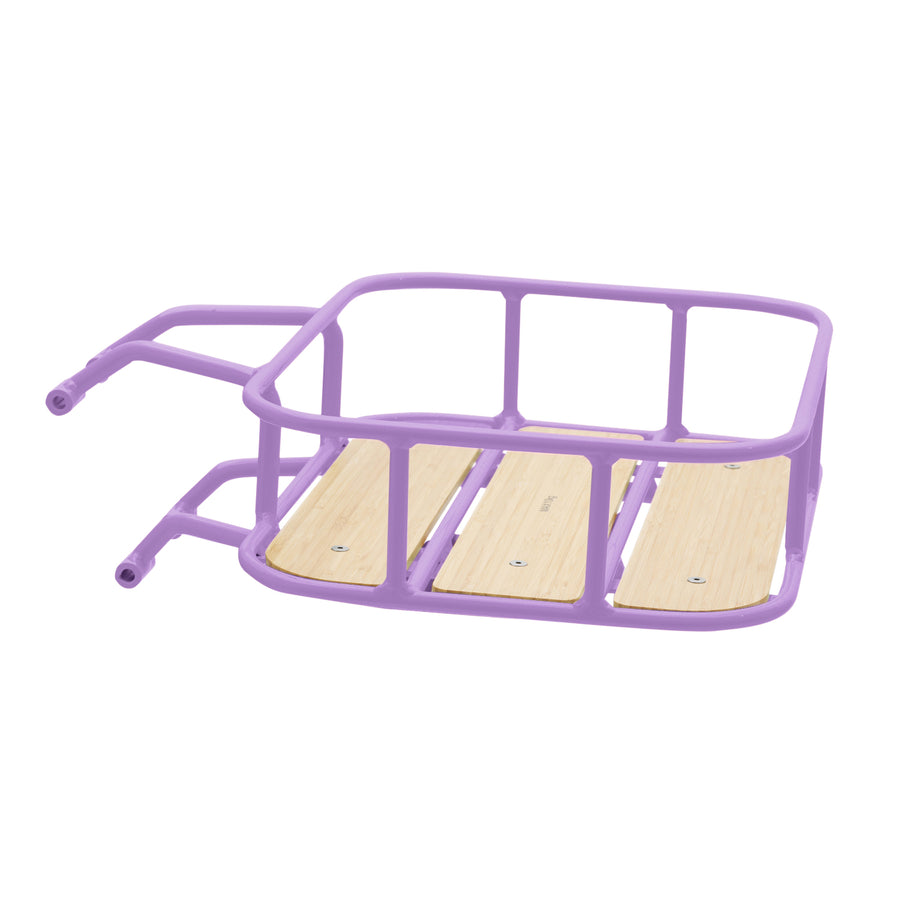 Bluejay front basket rack in lavender