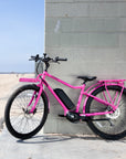 Bluejay Sport Edition e-bike in hot pink 