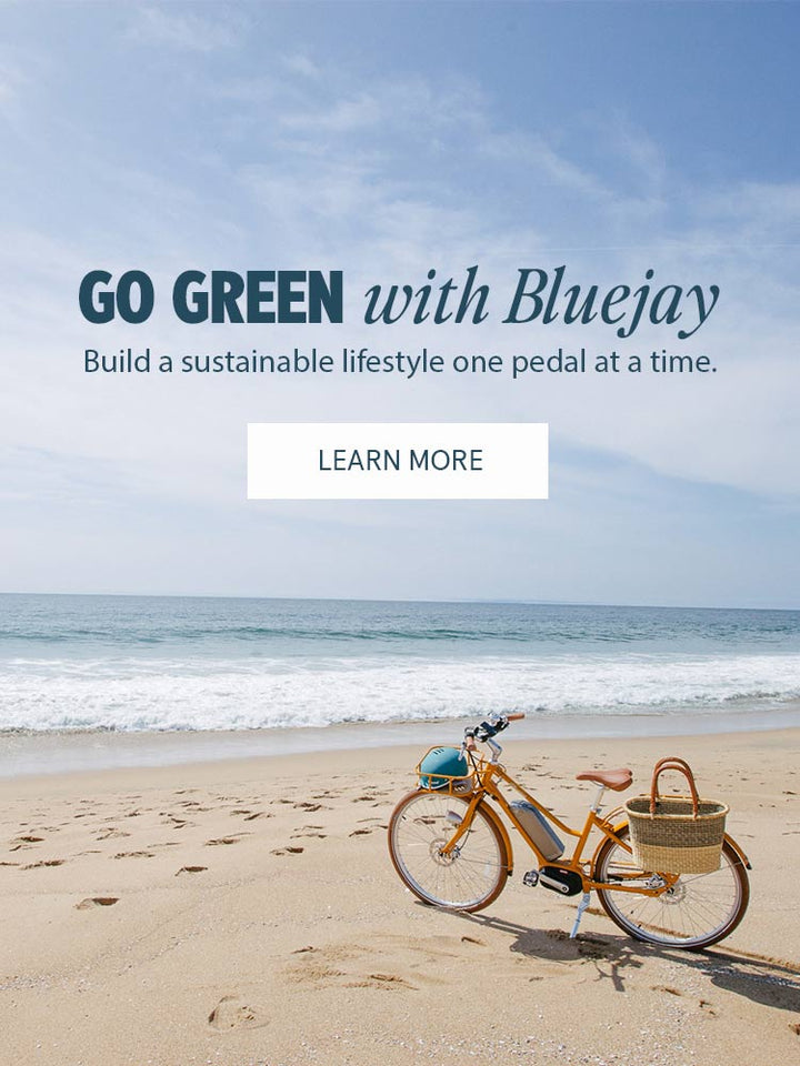 Bluejay Premiere Edition electric bike orange e-bike sustainable lifestyle 