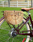 Half Circle Bamboo Bike Bag accessory for Blujeay e-bikes