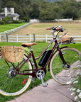 Half Circle Bamboo Bike Bag accessory for Blujeay e-bikes