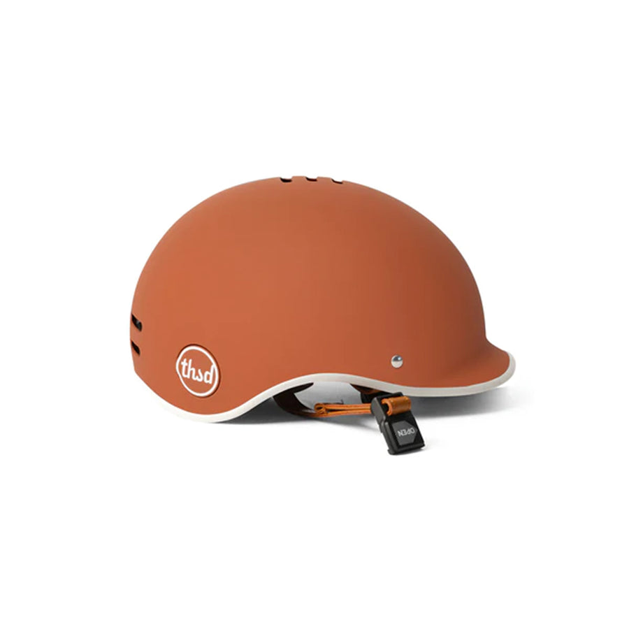orange bike helmet - terra cotta - Thousand Heritage