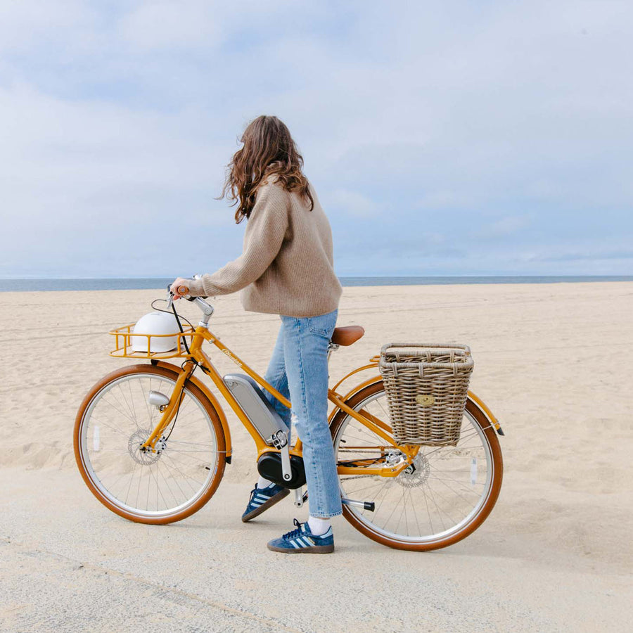 Premiere Edition Golden Yellow Electric Bike - Bluejay
