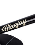 Bluejay Premiere Edition electric bike black e-bike logo close-up