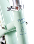Bluejay Premiere Edition electric bike Mint Green e-bike close-up